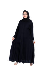 ⁦عبايه كلوش قماش كسر⁩ - الصورة ⁦5⁩