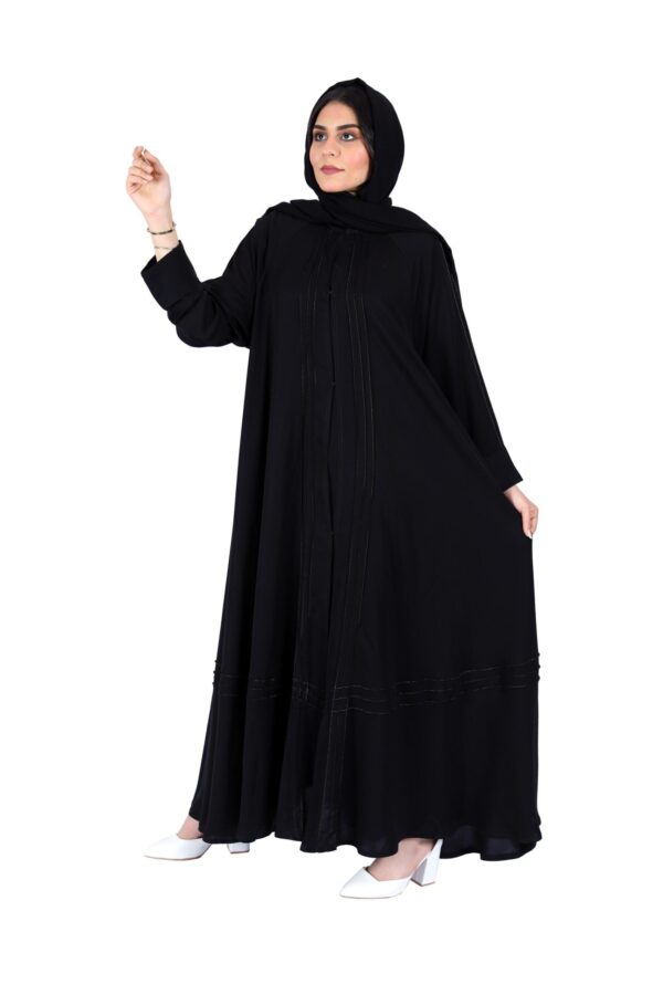 عبايه كلوش محددة نحاسي