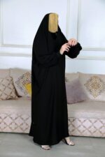 ⁦عبايه راس بأكمام مطاط⁩ - الصورة ⁦2⁩