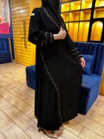 عبايه مريم بليزر من اجناب و تطريز بيج