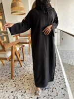 ⁦عبايه كتف بتطريز مميز من اسفل العبايه⁩ - الصورة ⁦3⁩