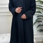 عباية كتف بقيطان من الامام و الاكمام