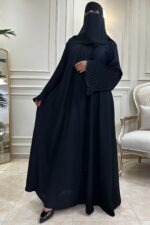 عباية كتف بكم تكسير وشريط شك محدد من امام - الصورة 3