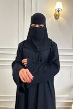 عباية كتف بكم تكسير وشريط شك محدد من امام - الصورة 2