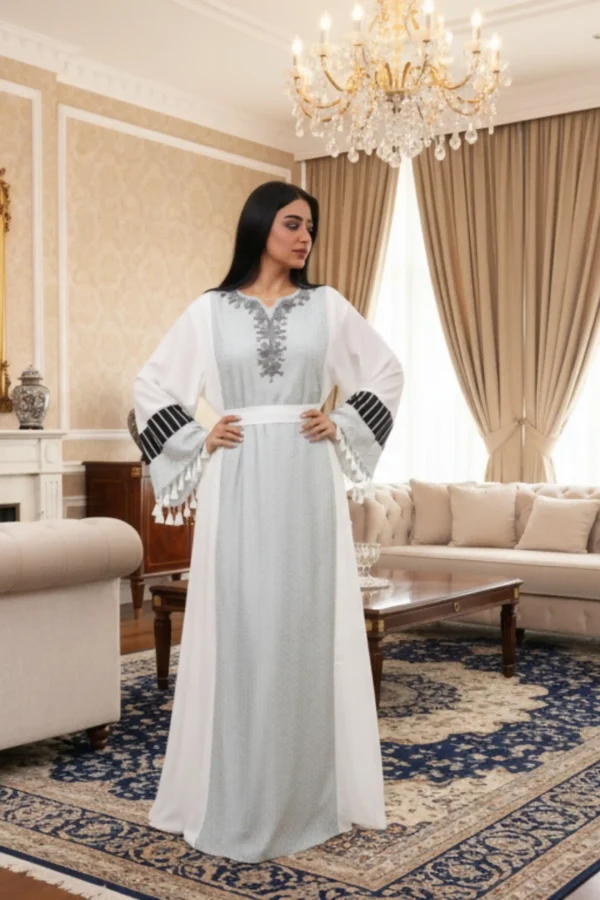 ⁦جلابيه رصاصي شك من امام وبكم وسيع كتل⁩ - الصورة ⁦13⁩