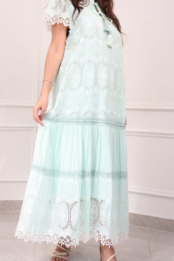 ⁦جلابيه تيفاني نص كم بقصه جميل⁩ - الصورة ⁦6⁩