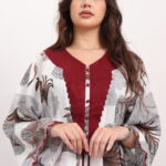 جلابيه بني مزينه بدقات شرايط عنابي من امام