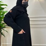 عبايه فكرو بجيوب من اجناب