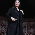 عباية شتوية رسمية جوخ بقصة ربع كلوش