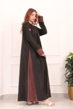 ⁦عبايه شامواه ربع كلوش محدده ببني و باكمام معصم⁩ - الصورة ⁦6⁩