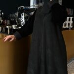 عباية شتوية شامواه مع تداخل المخمل