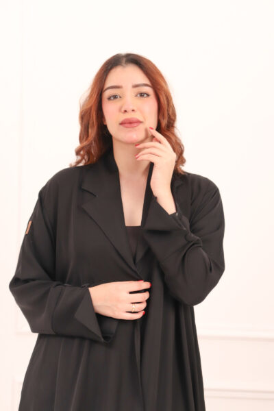 ⁦عبايه بلياقه و كسر كامل من خلف⁩ - الصورة ⁦7⁩