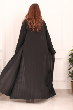 عبايه بلياقه و كسر كامل من خلف