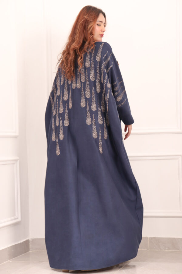 ⁦عبايه شمواه كحلي مطرزه بنحاسي⁩ - الصورة ⁦6⁩