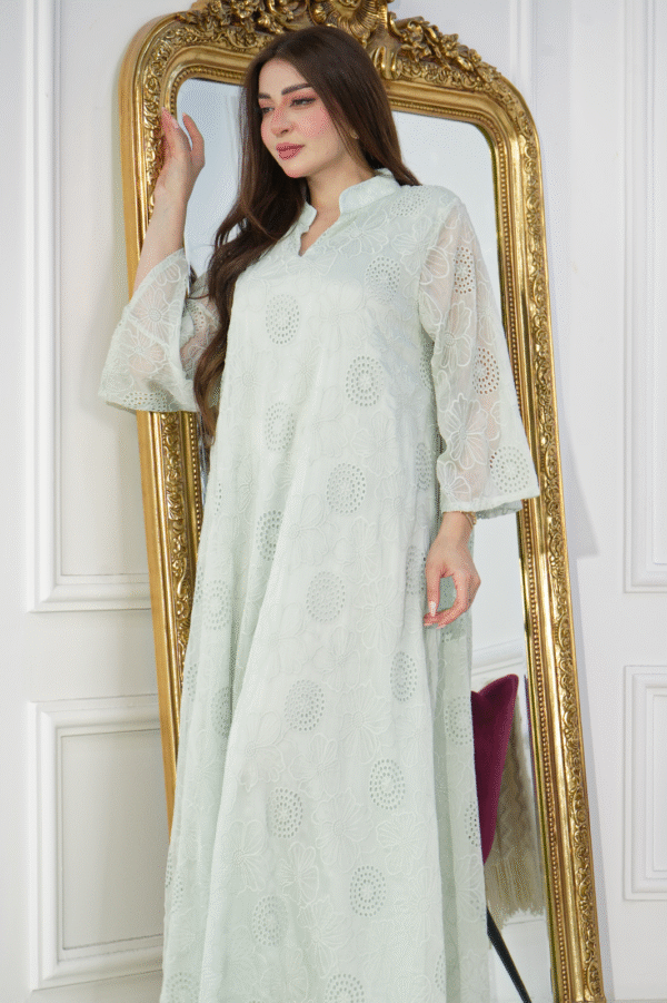 ⁦فستان تيفاني بلياقه و أكمام و سيعه⁩ - الصورة ⁦5⁩