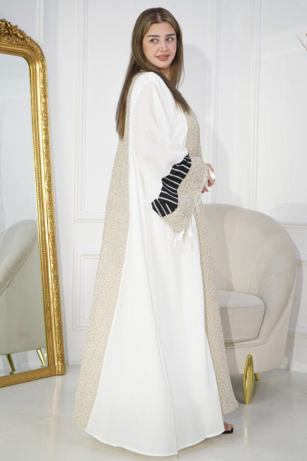 ⁦جلابيه بيج شك من امام وبكم وسيع كتل⁩ - الصورة ⁦5⁩