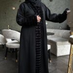 عباية فروه شتوي اسود
