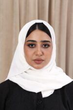 ⁦طرحه ابيض لنن⁩ - الصورة ⁦3⁩