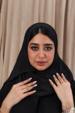 ⁦طرحه اسود لنن⁩ - الصورة ⁦3⁩