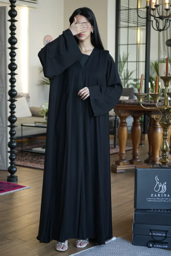 ⁦عباية كلوش سادة بكسر مريحة⁩ - الصورة ⁦4⁩