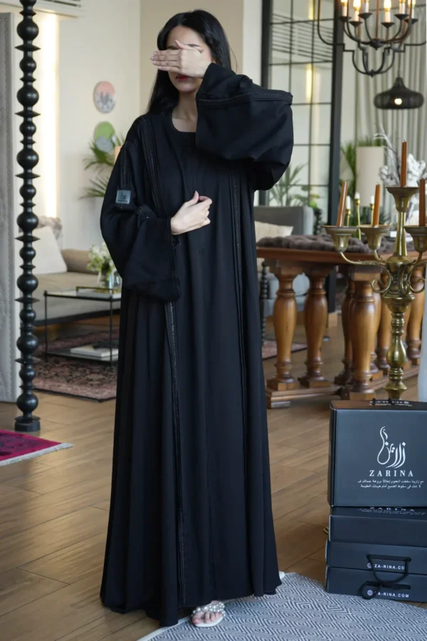 ⁦عباية كلوش نواعم بدقات⁩ - الصورة ⁦4⁩