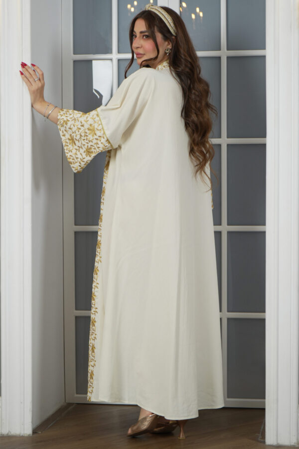 ⁦جلابيه بيج خليجيه بلياقه⁩ - الصورة ⁦7⁩