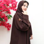 عبايه لياقه بني بكسر من اجناب