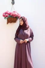 ⁦عباية موف بليزر و بكسرات من الخلف⁩ - الصورة ⁦3⁩