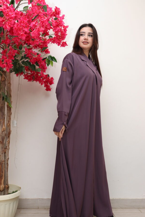 ⁦عباية موف بليزر و بكسرات من الخلف⁩ - الصورة ⁦8⁩