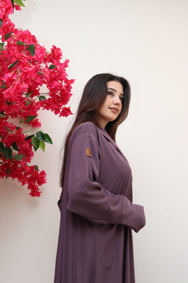 ⁦عباية موف بليزر و بكسرات من الخلف⁩ - الصورة ⁦6⁩