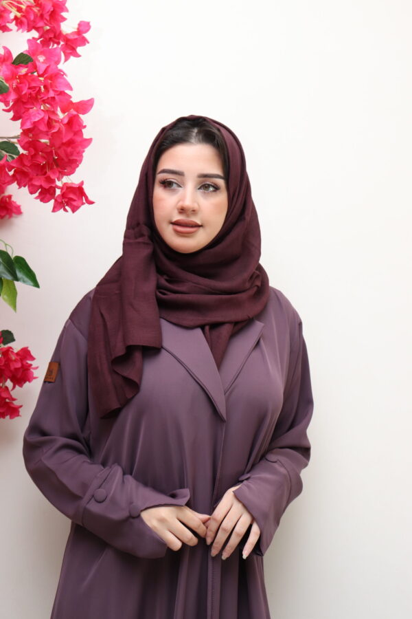 ⁦عباية موف بليزر و بكسرات من الخلف⁩ - الصورة ⁦3⁩