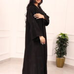 عباية بليزر رسمية بتطريز ورود منثرة