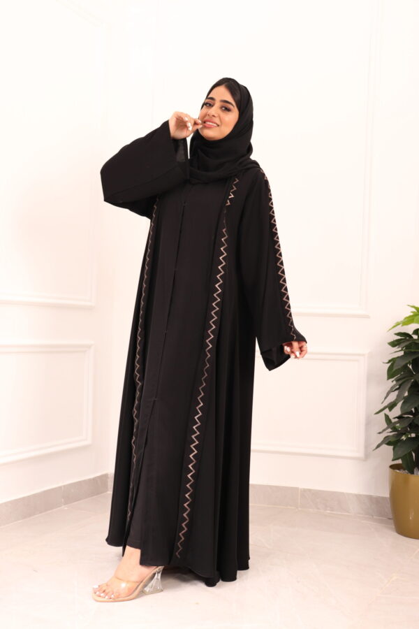 ⁦عبايه كلوش تطرير نحاسي مطفى⁩ - الصورة ⁦12⁩