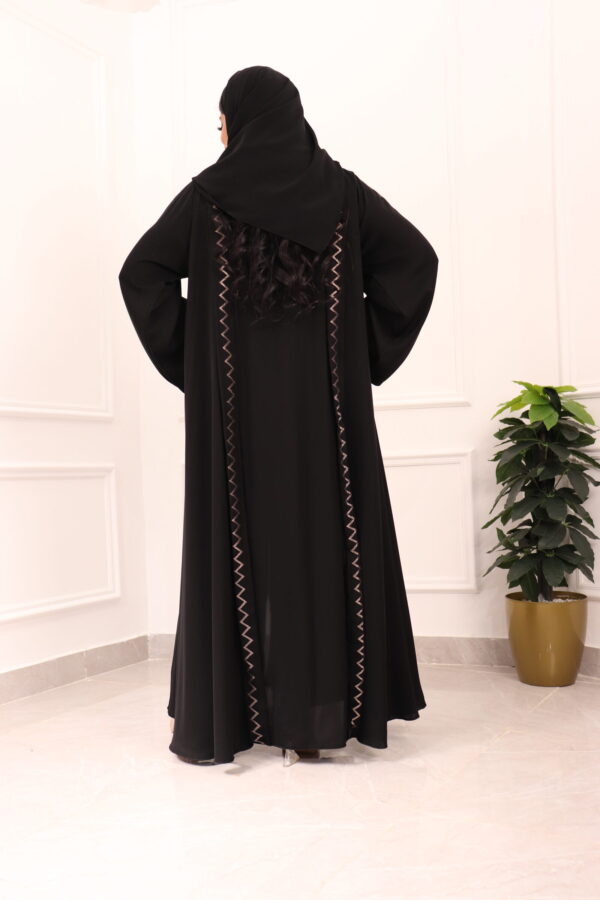 ⁦عبايه كلوش تطرير نحاسي مطفى⁩ - الصورة ⁦2⁩