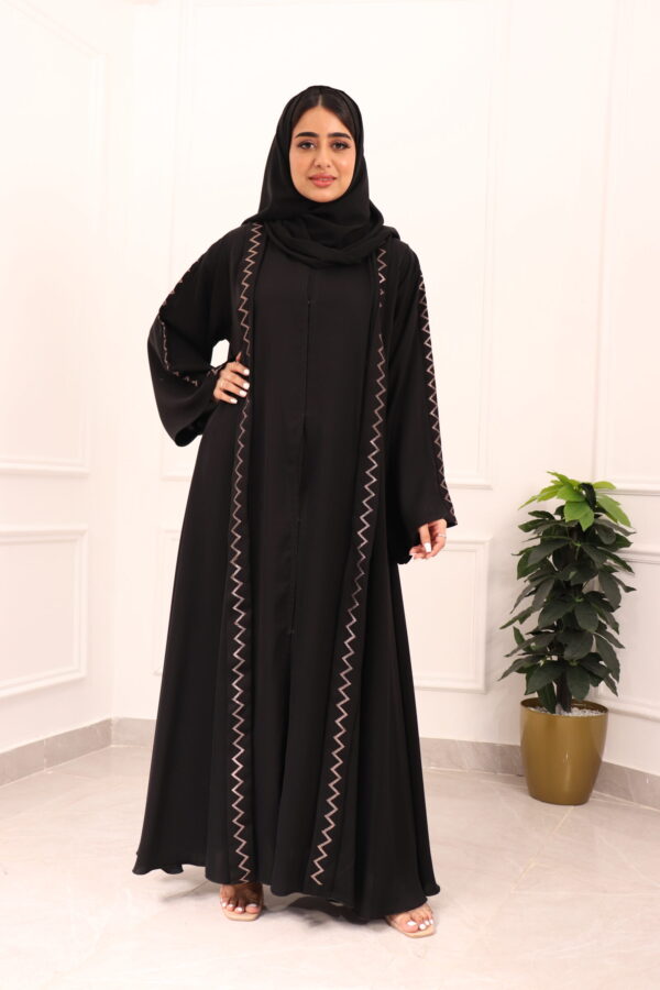 ⁦عبايه كلوش تطرير نحاسي مطفى⁩ - الصورة ⁦6⁩