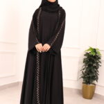 عبايه كلوش تطرير نحاسي مطفى