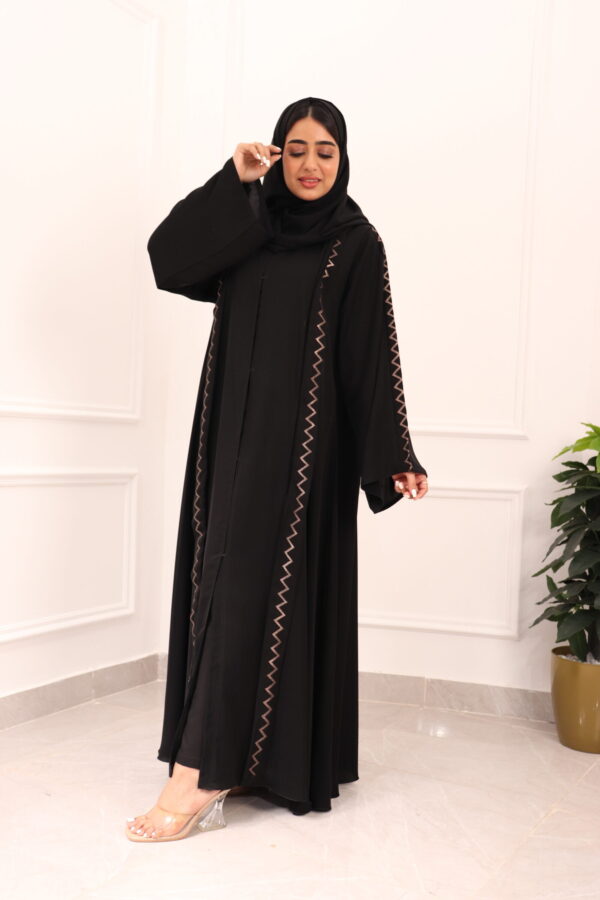 ⁦عبايه كلوش تطرير نحاسي مطفى⁩ - الصورة ⁦11⁩