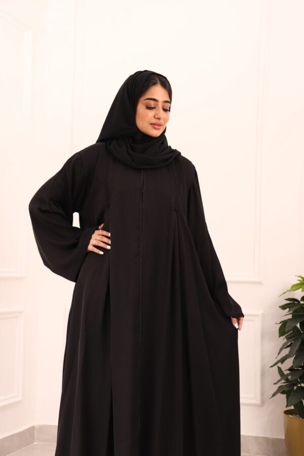 ⁦عبايه كلوش نواعم بقصة و سيع⁩ - الصورة ⁦7⁩