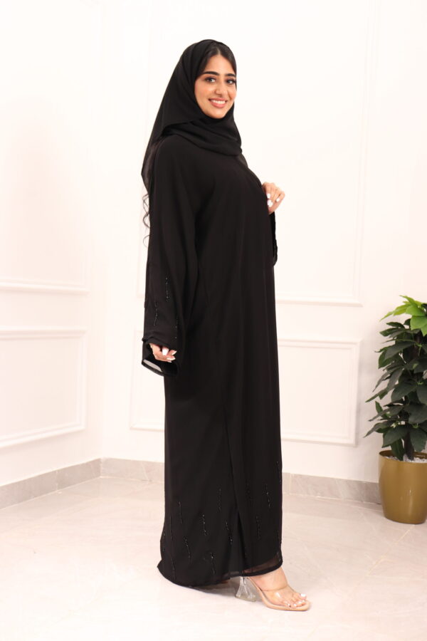 ⁦عباية ربع كلوش شيفون مبطنه بشك⁩ - الصورة ⁦15⁩