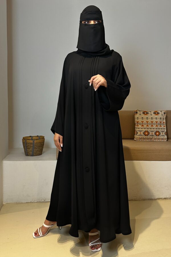 ⁦عباية مغلقة بكسر دقات زي كلوش⁩ - الصورة ⁦4⁩