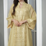 جلابيه ذهبي خليجيه بترتر