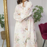 جلابية بناتي مشجره بورد وردي