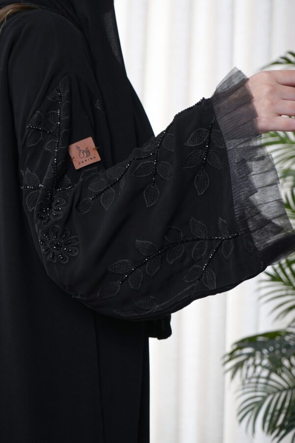 ⁦عباية كريب بشك الأكمام⁩ - الصورة ⁦8⁩