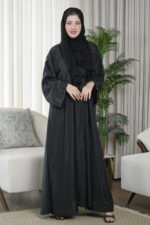 ⁦عبايه كلوش بقماش لماع دبل فيس⁩ - الصورة ⁦4⁩