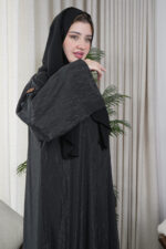 ⁦عبايه كلوش بقماش لماع دبل فيس⁩ - الصورة ⁦7⁩