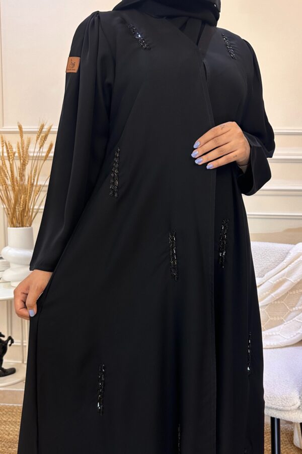 ⁦عبايه رهف بشك على شكل ورق شجره⁩ - الصورة ⁦6⁩