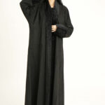 عباية شامواه بأطراف فروه شتوية