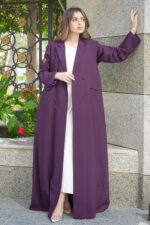 ⁦عباية بليزر موف رسمية بجيوب⁩ - الصورة ⁦3⁩