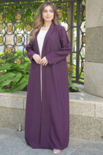 ⁦عباية بليزر موف رسمية بجيوب⁩ - الصورة ⁦5⁩