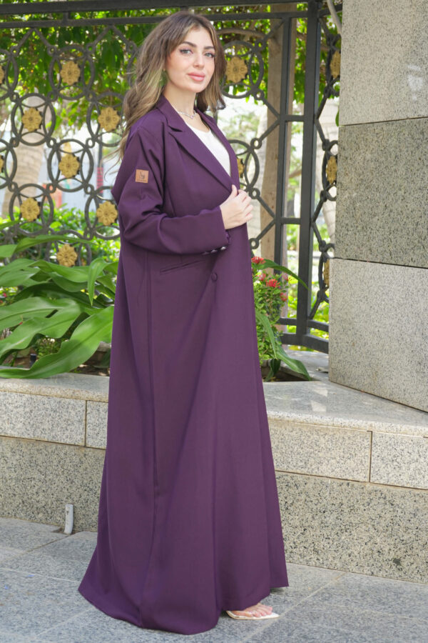 ⁦عباية بليزر موف رسمية بجيوب⁩ - الصورة ⁦6⁩